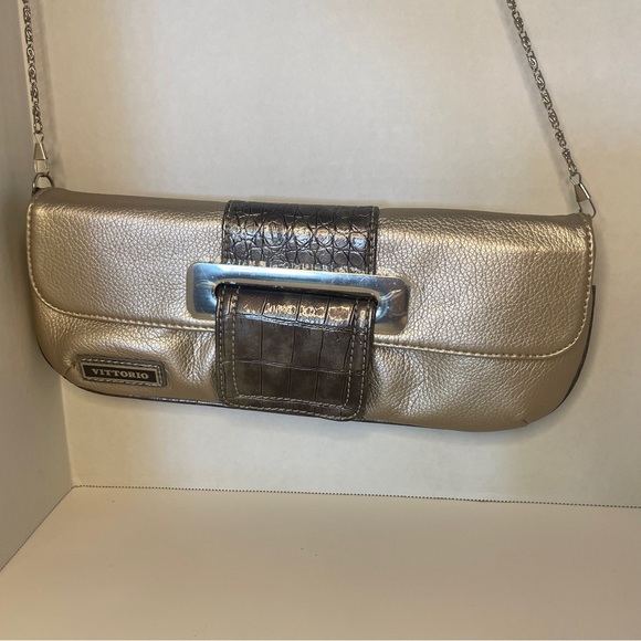 Designer Vittorio Crossbody Purse With Italian Leather - Picture 1 of 6